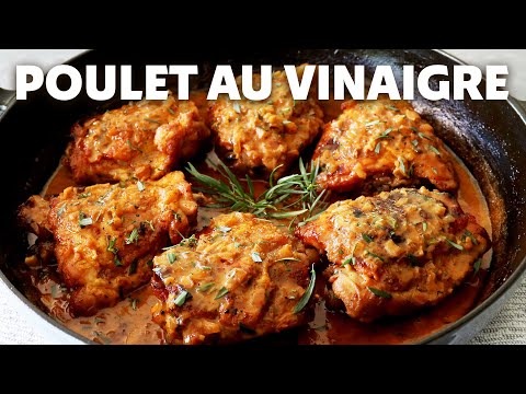 How to Make French Chicken with Vinegar Pan Sauce | Poulet au Vinaigre | Food Wishes