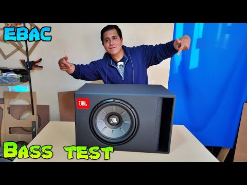 Building a Cheap Subwoofer Enclosure for JBL - Stage 1210 Sound Test | EBAC