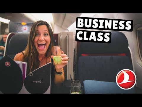 20+ Hours in Turkish Airlines BUSINESS CLASS + Incredible Istanbul Business Lounge