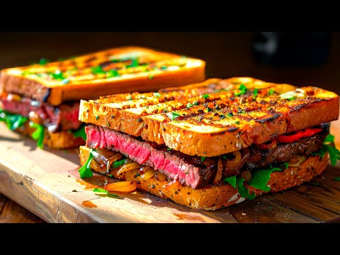 Das beste Steak-Sandwich in 15 Minuten! Eine Frühstücksidee für jeden Tag
