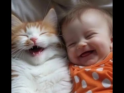 😺 The most positive video! 🐈 Compilation of funny videos of cats, kittens and dogs! 😻
