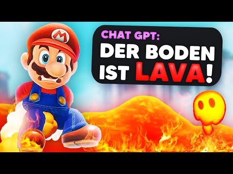 Mario Odyssey, aber eine K.I. stellt mir Challenges!
