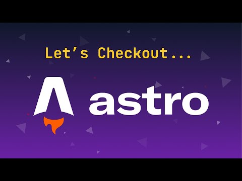 Let's Checkout... #Astro