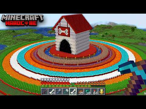 Построил САМУЮ ЗАЩИЩЁННУЮ СОБАЧЬЮ БАЗУ в Майнкрафт ХАРДКОР!