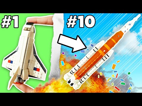 The BIGGEST LEGO Rockets...