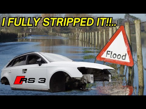 I BOUGHT A FLOODED AUDI RS3 FOR JUST £4000! PT2...
