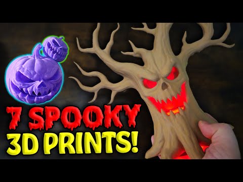 Top 7 Halloween 3D Prints You Need Right Now!