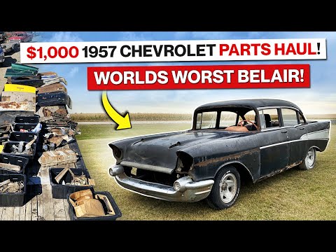 Facebook Marketplace's Cheapest 1957 Chevy BelAir! With a PILE of extra parts! Just How BAD Is It?!?