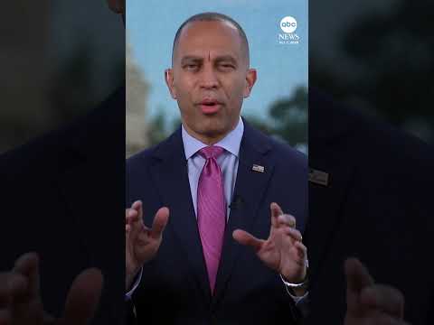 House Minority Leader Hakeem Jeffries talks about government shutdown