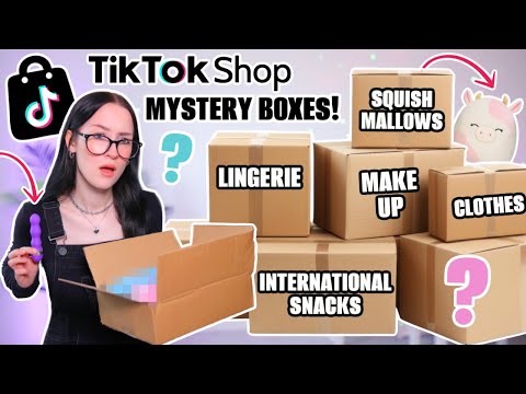 I Bought MYSTERY BOXES From TIKTOK SHOP... *Clothing, Makeup, Food + More*