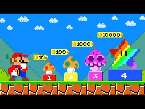Super Mario Bros. But Mario Can Buy All the Items | PixSaga Mario