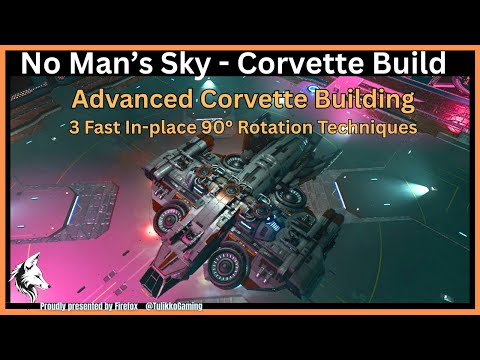 3 Simple In-Place 90-degree rotation techniques | Corvette Build Tutorial | No Man's Sky.