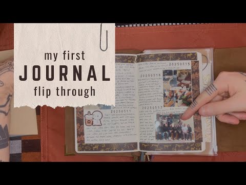 ✸ My First Journal Flip Through (6 Months of Spreads) ✸