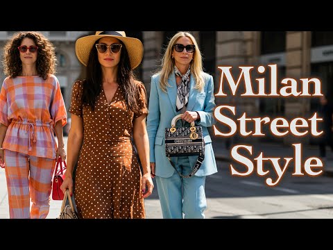 🔥 Street Fashion Italy 🇮🇹 May 2025: New Summer Outfit Ideas to Try Now. Milan Luxury Shopping