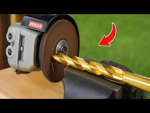 Most people sharpen drill bits WRONG! The correct way to sharpen a drill bit as sharp as a razor