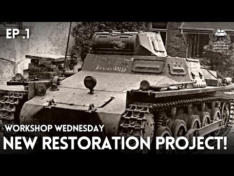 WORKSHOP WEDNESDAY: New RUNNING Panzer I Ausf. B restoration project!