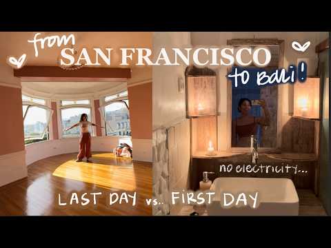 MOVING ABROAD VLOG ✨ undoing my SF apartment + travel w me to bali!