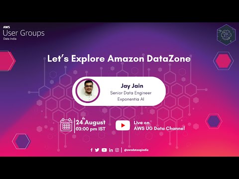 Let's explore Data Governance using the Amazon Datazone service.