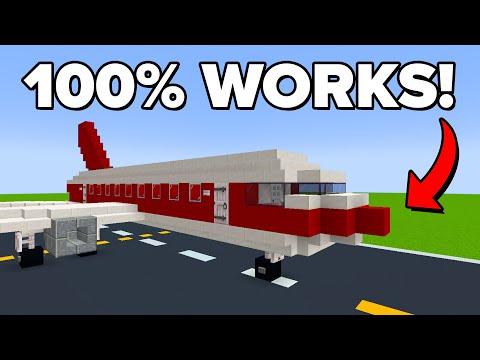 How to build a WORKING Airport in Minecraft!✈️