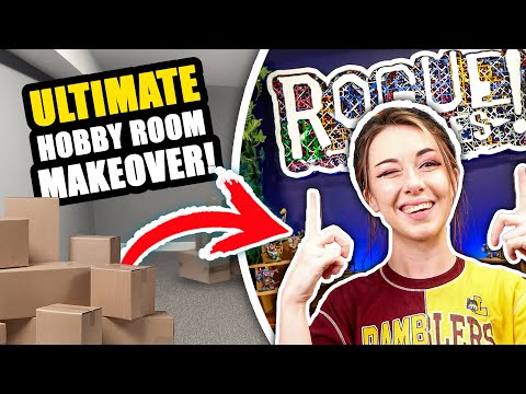 We Turned a Storage Cupboard into my DREAM Hobby Room!