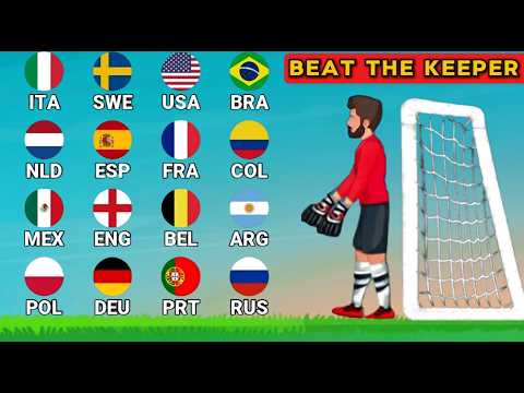 BEAT THE KEEPER || Marble Soccer Race Tournament No 7