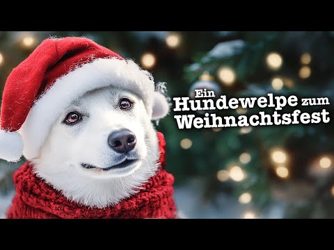 Ein Hundewelpe zum Weihnachtsfest (WEIHNACHTSFILM mit süßem HUND, ganzer FAMILIENFILM auf deutsch)