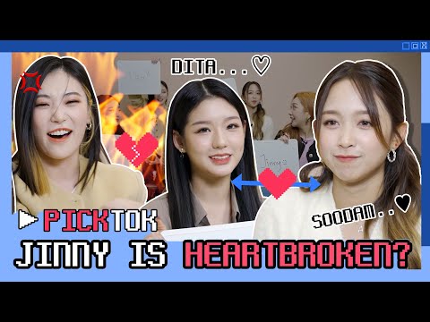[SECRET NUMBER] Jinny's one-sided love for Dita..? I Choose & Tell I PICKTOK 👉