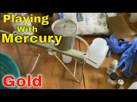 Fine Gold Recovery - Mercury & Gold ☠️☠️☠️  #mercury #gold #retort
