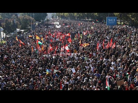 Italy paralysed by nationwide strike in solidarity with intercepted Gaza aid flotilla