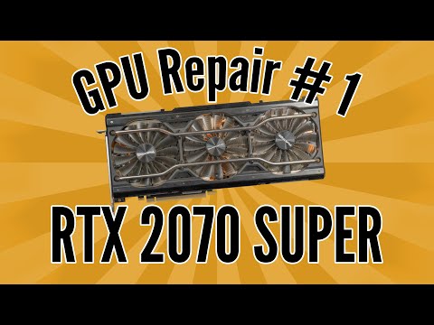 GPU Repair #1 - Gainward RTX 2070 SUPER Phantom GS