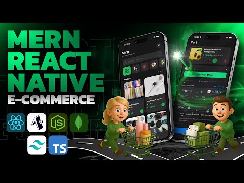 Build a Full Stack E-Commerce Mobile App with React Native | Beginner Friendly Course