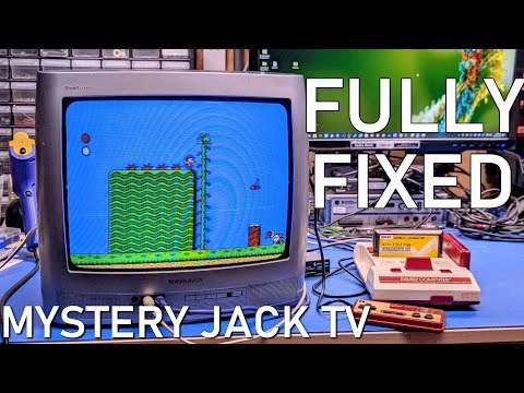 Part 4: And with that, the "mystery jack" TV is fully fixed!
