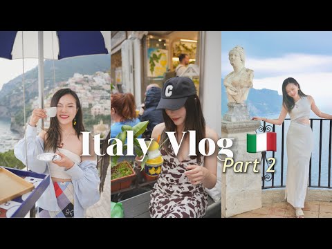 【🇮🇹南意vlog Part2】天津闺蜜自驾游🚗享受意大利小镇的美食与风情✨｜Positano｜Amalfi｜Naples「Janeslookbook」