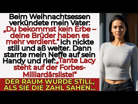 Meine Familie lachte an Weihnachten über mich – dann sahen sie meinen Forbes-Eintrag…