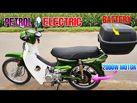 Conversion Motorbike Hybrid - Petrol and Electric 60-72v 2000W - HONDA DREAM