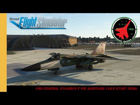 GKS General Dynamics F-111E Aardvark Cold Start Demo | MSFS | Microsoft Flight Simulator
