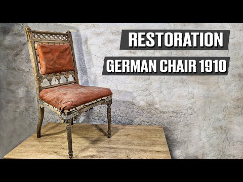 Trophy chair from Germany. Grandfather brought him after the war in 1945! | Restoration of antique