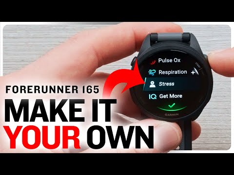 Setup & customize your Forerunner® 165 | Beyond the Basics