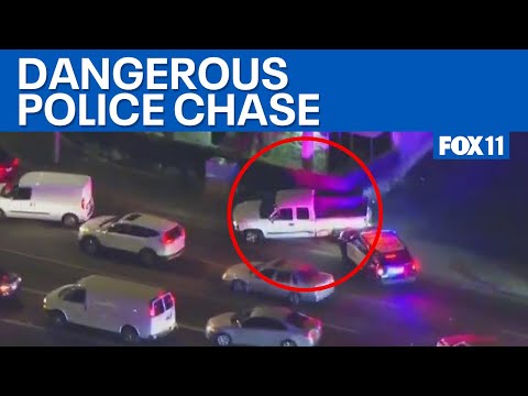 Wild police chase through Orange County  | FOX 11 LA