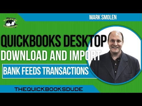 How To Import From Your Bank QuickBooks Desktop
