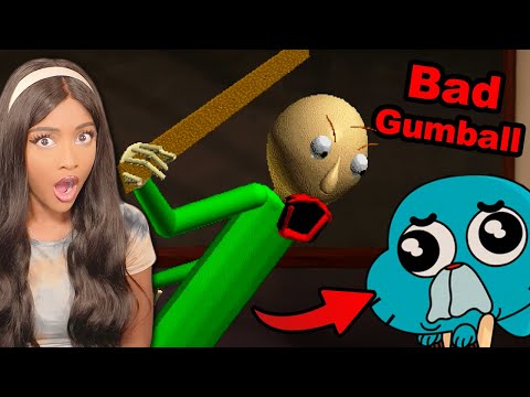 The Amazing World of Gumball Meets Baldi!!