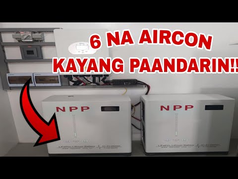 Best solar ser up pang bahay | 8kw hybrid set up | DEYE inverter | Npp battery