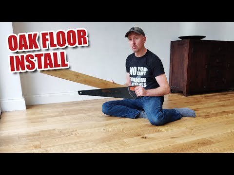 How I fit ENGINEERED OAK wood flooring