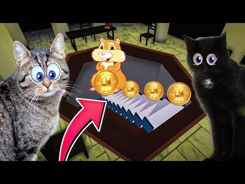 ЗАБЛУДИЛИСЬ  в Секретных Комнатах Хомяка