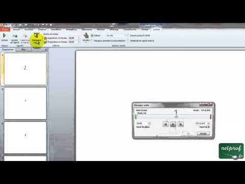 PowerPoint 2010 : Insérer des sons