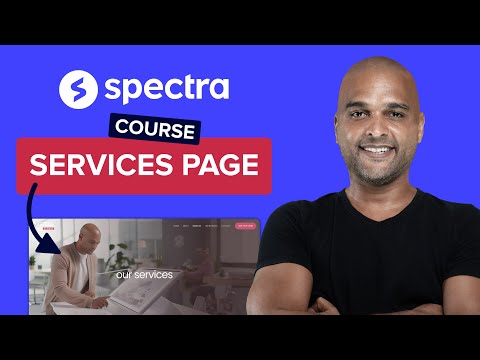 Building The Services Page | WordPress & Spectra Tutorial