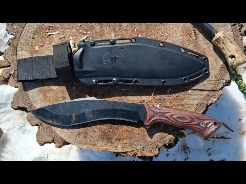 SPARTAN-HARSEY KUKRI with Lucas Carroll custom scales!