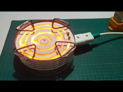 Build This 0$ Electric Stove at Home! 100% Recycled Materials