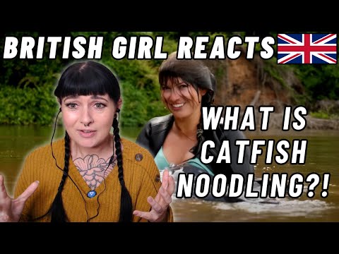 BRITISH Girl Reacts | WHAT IS CATFISH NOODLING?!