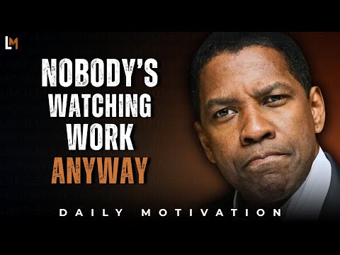 This Is What You Do When No One Believes in You | Motivation by Denzel Washington